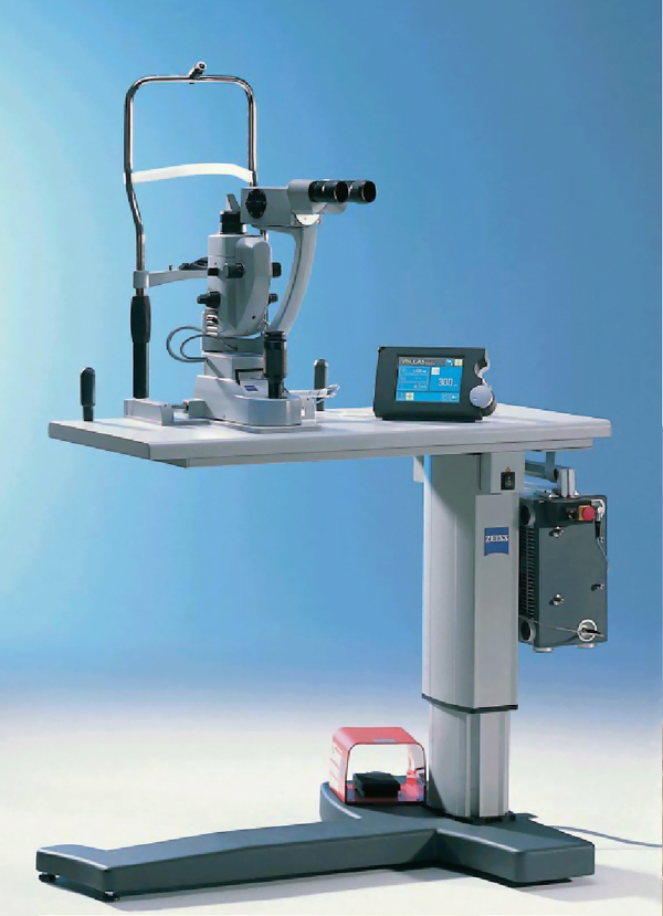适用于：青光眼、糖尿病视网膜病变、眼底血性病变、黄斑病变、视网膜变性区及视网膜裂孔、视网膜脉络膜血管瘤、脉络膜黑色素瘤医治